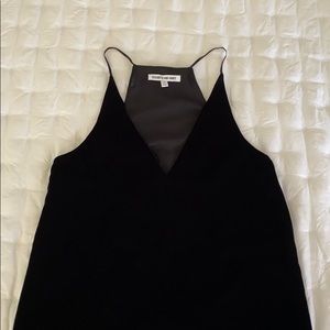 Elizabeth & James Black Velvet Swing Top